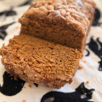 Pumpkin Streusel Bread 