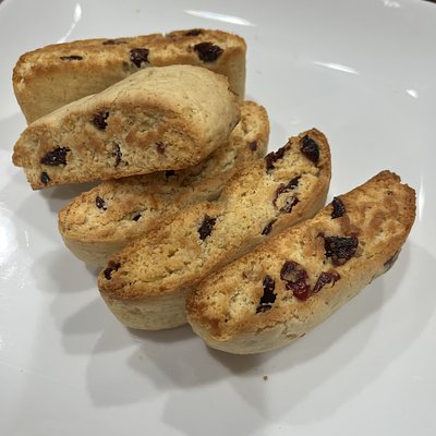 Cranberry Orange Biscotti
