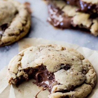 Jumbo Nutella Stuffed Cookies