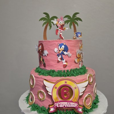 Sonic/ Amy Rose 2 Tier 
