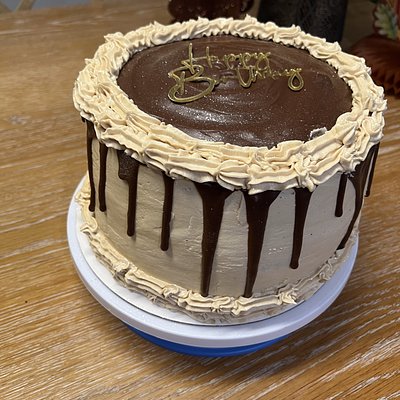 Chocolate Cake With Coffee Buttercream 