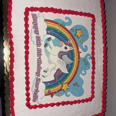 1/2 Sheet Cake