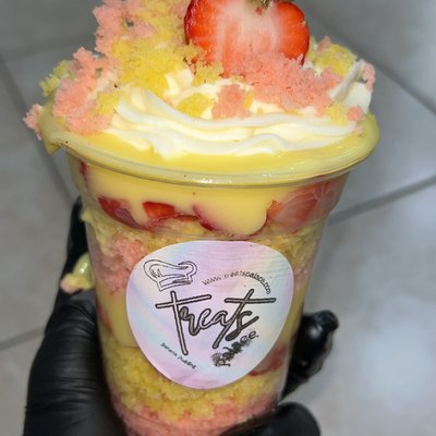 Strawberry Lemon Cheesecake Pudding 