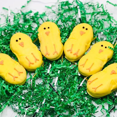 8 Chocolate Covered Nutter Butter Cookies