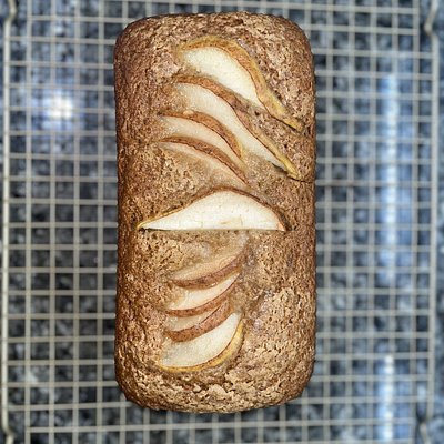Cinnamon Pear Bread Loaf