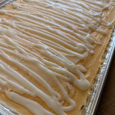 Dreamsicle Sheet Cake