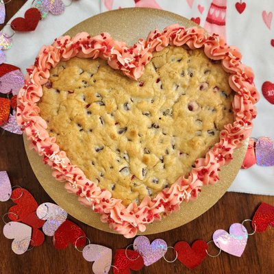 Heart Cookie Cake