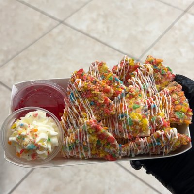 Fruity Pebbles Nachos