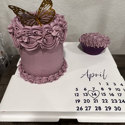 Birthday Celebration Set- 3 Layer 4” Cake 