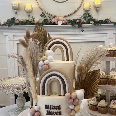 6” 8” Tier Cake