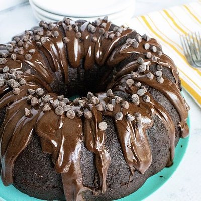 Decadent Triple Chocolate Bundt Cake
