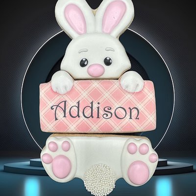 Bunny 3 Piece With Personalized Plaque