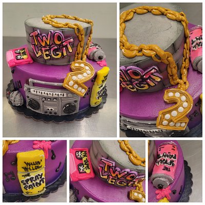 5" & 9" Two Tiered Round (44 Servings+)