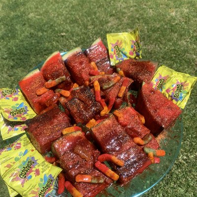 1 Dozen Chamoy Watermelon Pop Party Tray 