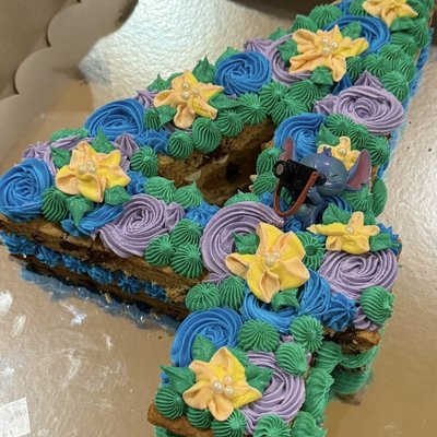 Number Cookie Cake 