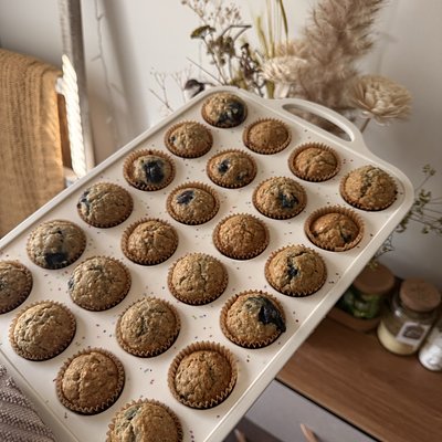 Blueberry Oat Mini Muffins