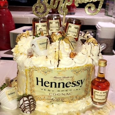 Hennessy Inspired Cake