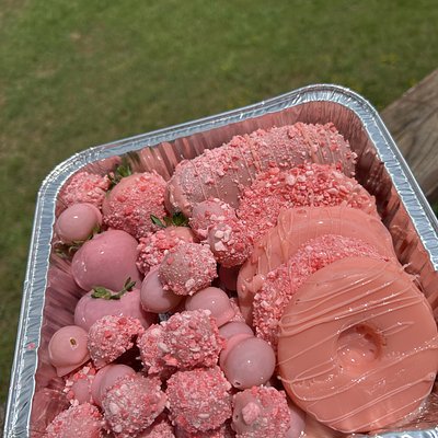 Strawberry Candied Fruit Tray