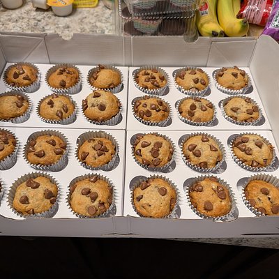 Banana Chocolate Chip Muffins