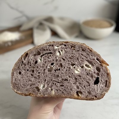 Raspberry White Chocolate Sourdough 