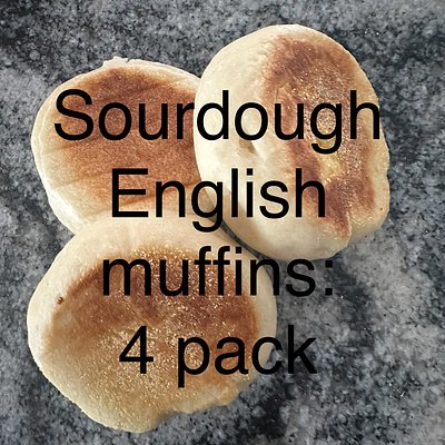 Sourdough English Muffins (4-pack)