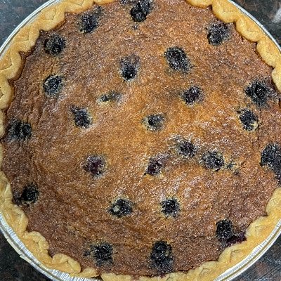 9” Blueberry Creamy Bean Pie