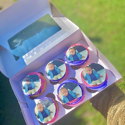 Edible Image Cupcakes 🧁✨