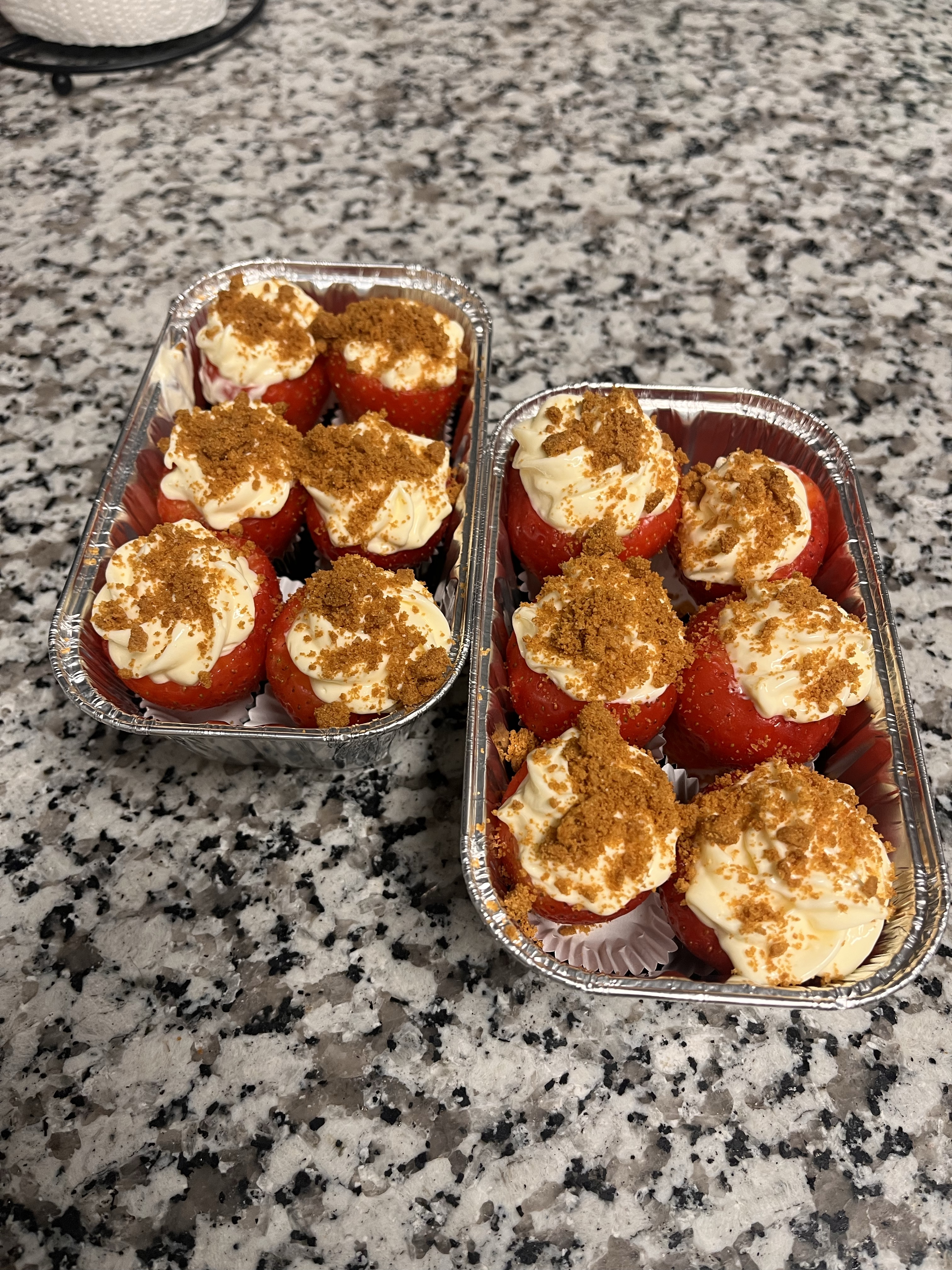 NEW ITEM!! Cheesecake Stuffed Strawberries 