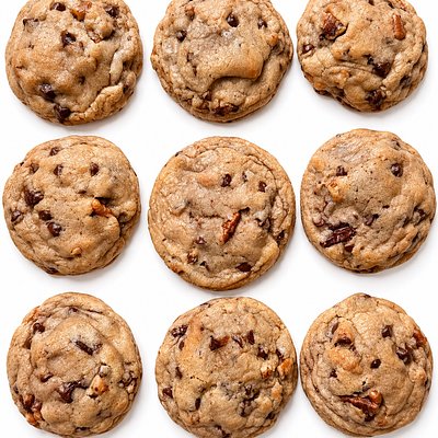 Brown Butter Chocolate Chip Pecan  (Dozen)