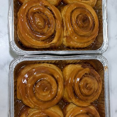 Sourdough Caramel Rolls