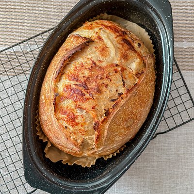 Cheesy French Onion Sourdough Loaf