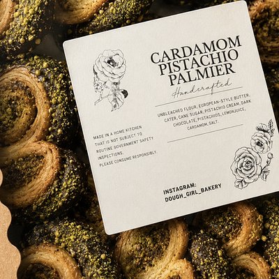 Cardamom Pistachio Palmier 