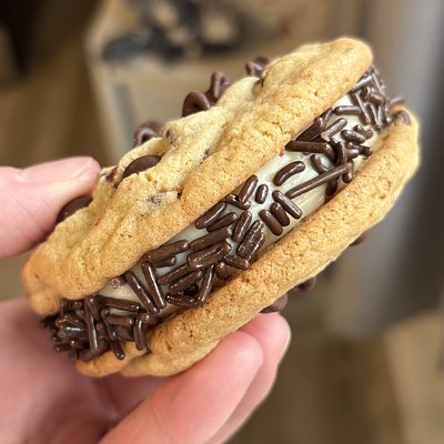 Chocolate Chip Cookie Sandwich