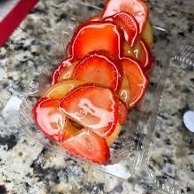 Candied Double Decker Pineapples w/ Strawberries 🍓 