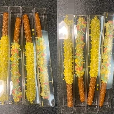 Pretzel Rods In Clear Packaging