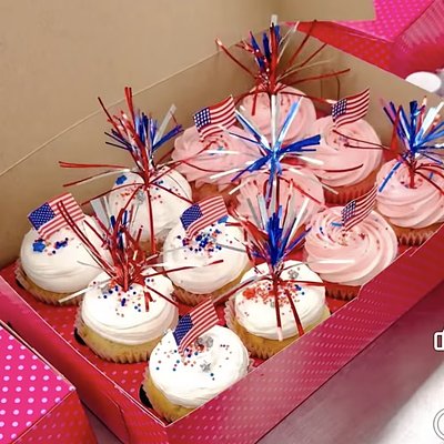 4th Of July Themed Cupcakes 