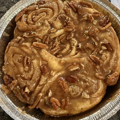Sourdough Pecan Sticky Rolls