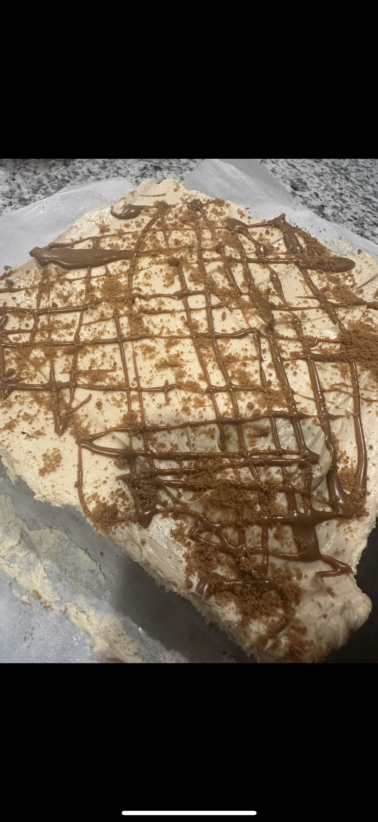 Cookie Butter Cheesecake Bars 8x8