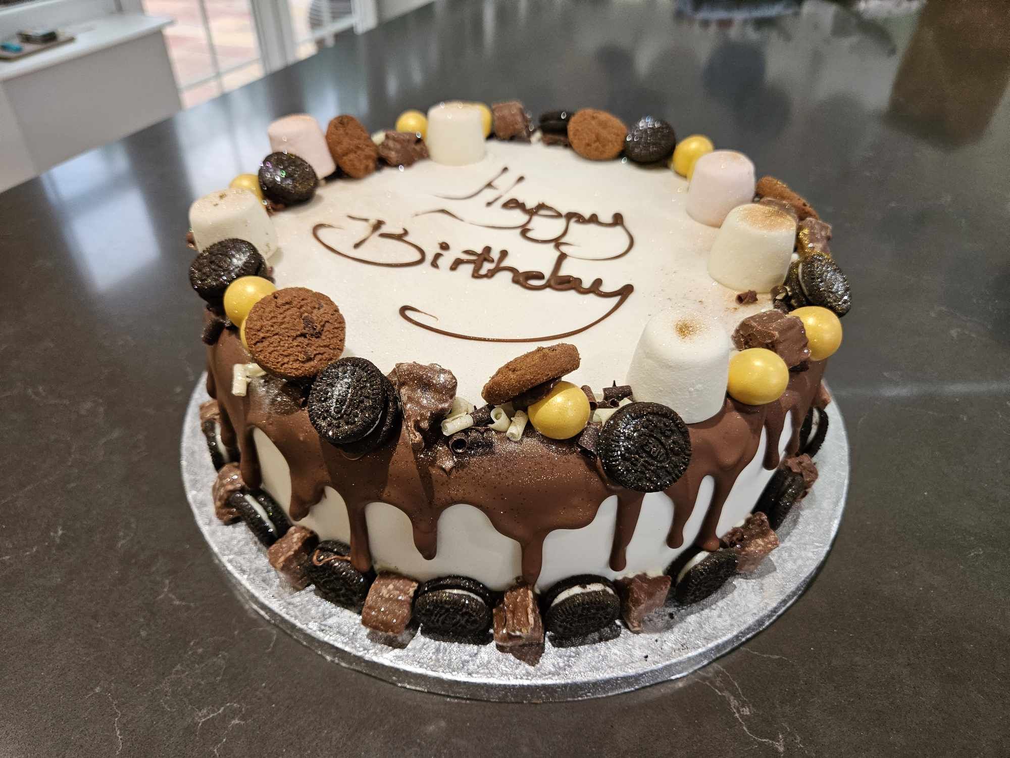 Birthday Cake Serves Up To 18 People