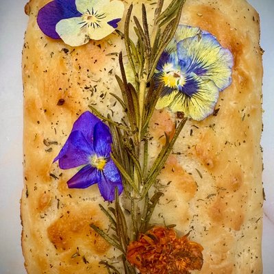 Organic Plain Focaccia Small