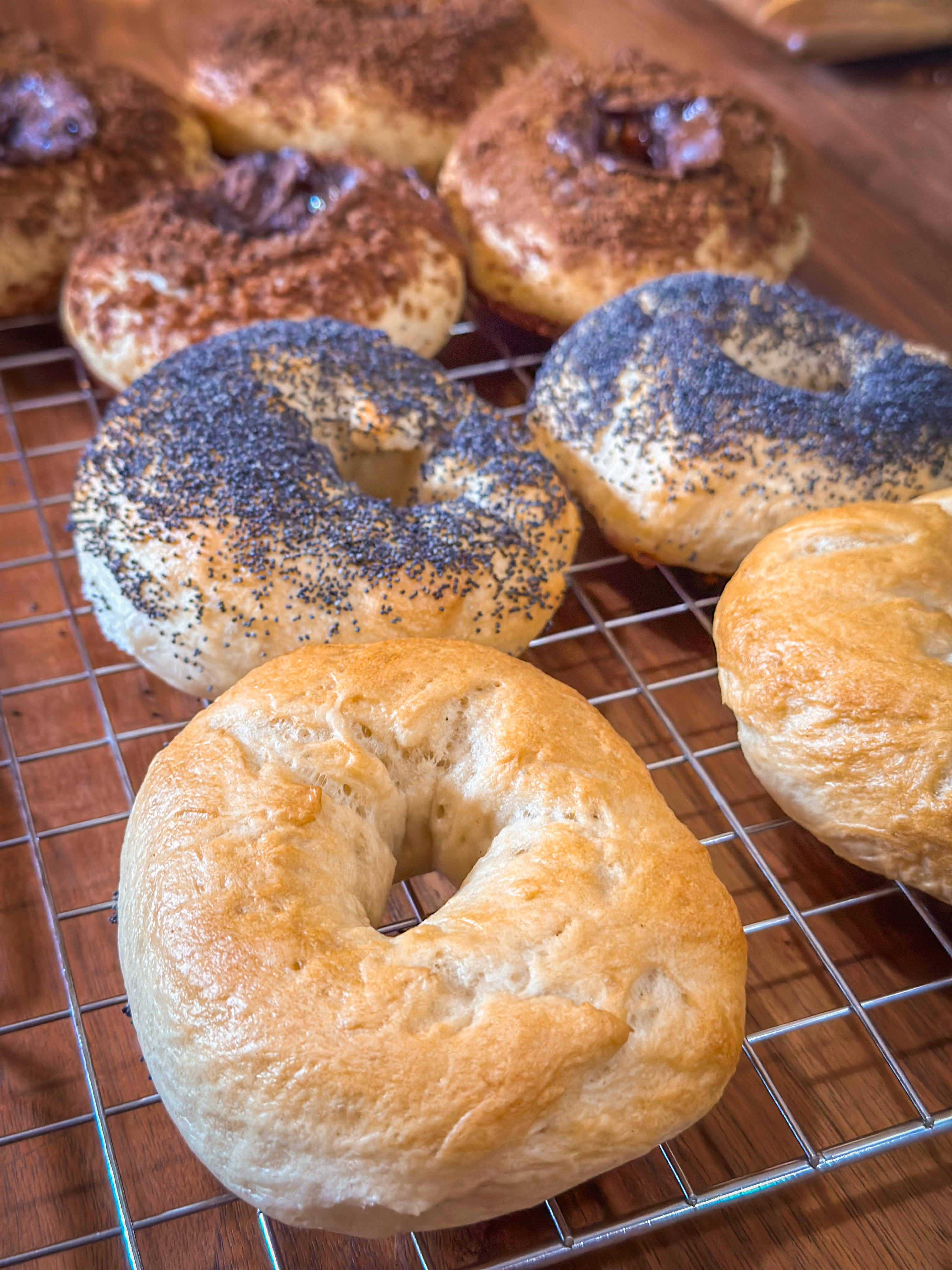 Sourdough Bagels (cinnamon Crunch)