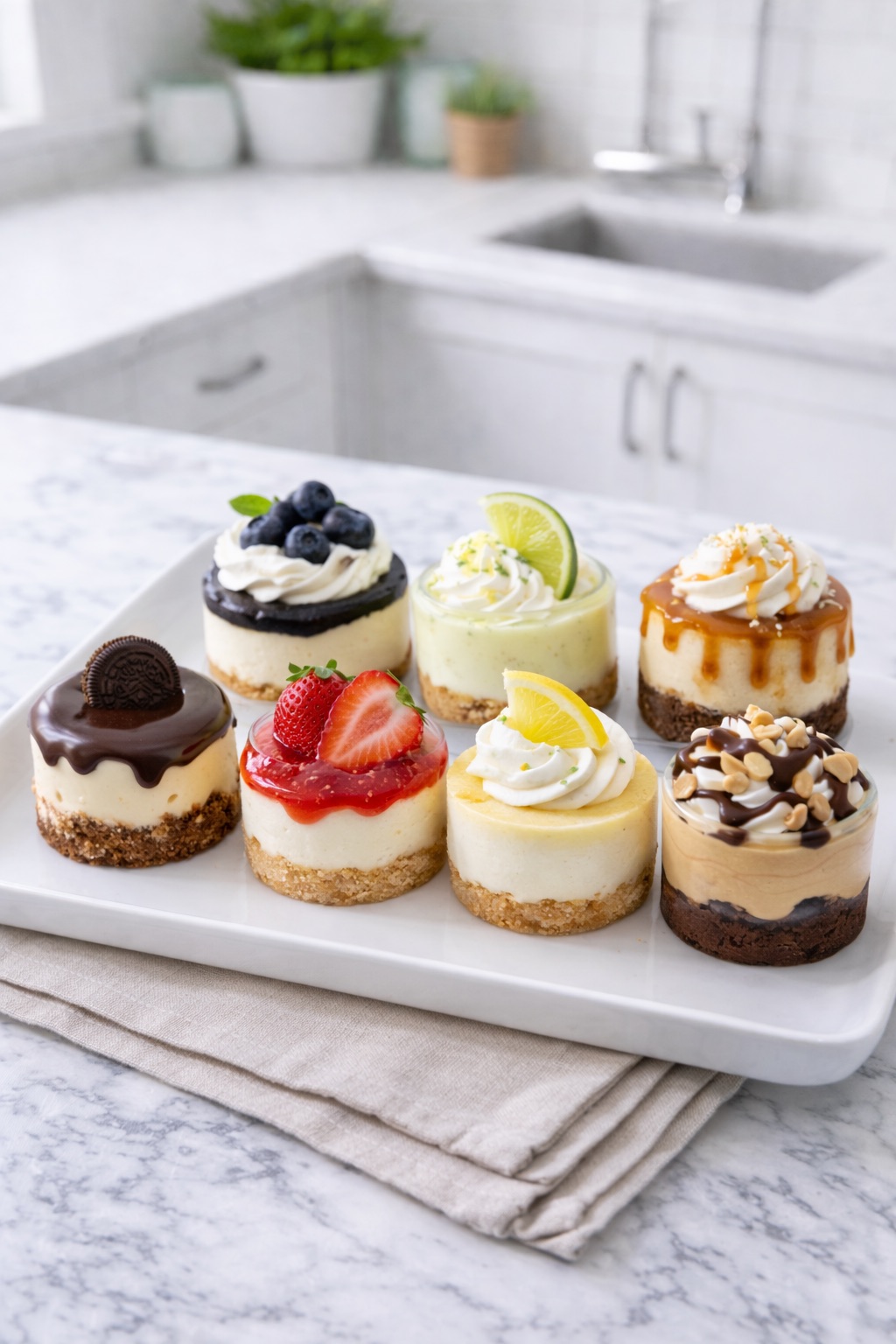 Assorted Mini Cheesecakes 
