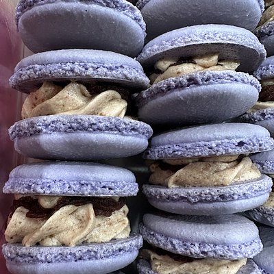 Wildflower Honey Fig Macarons (6)