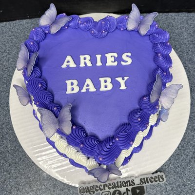 8” Single Layer Cake                         (serves 4-6)