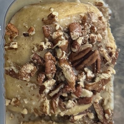 Maple Pecan Sourdough Cinnamon Roll