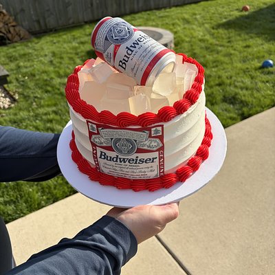 Cold One Cake 👔