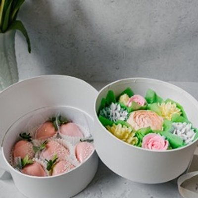 Strawberry Cupcake Double Gift Box