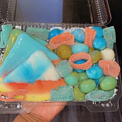 Candy Grapes Mix With Watermelon 