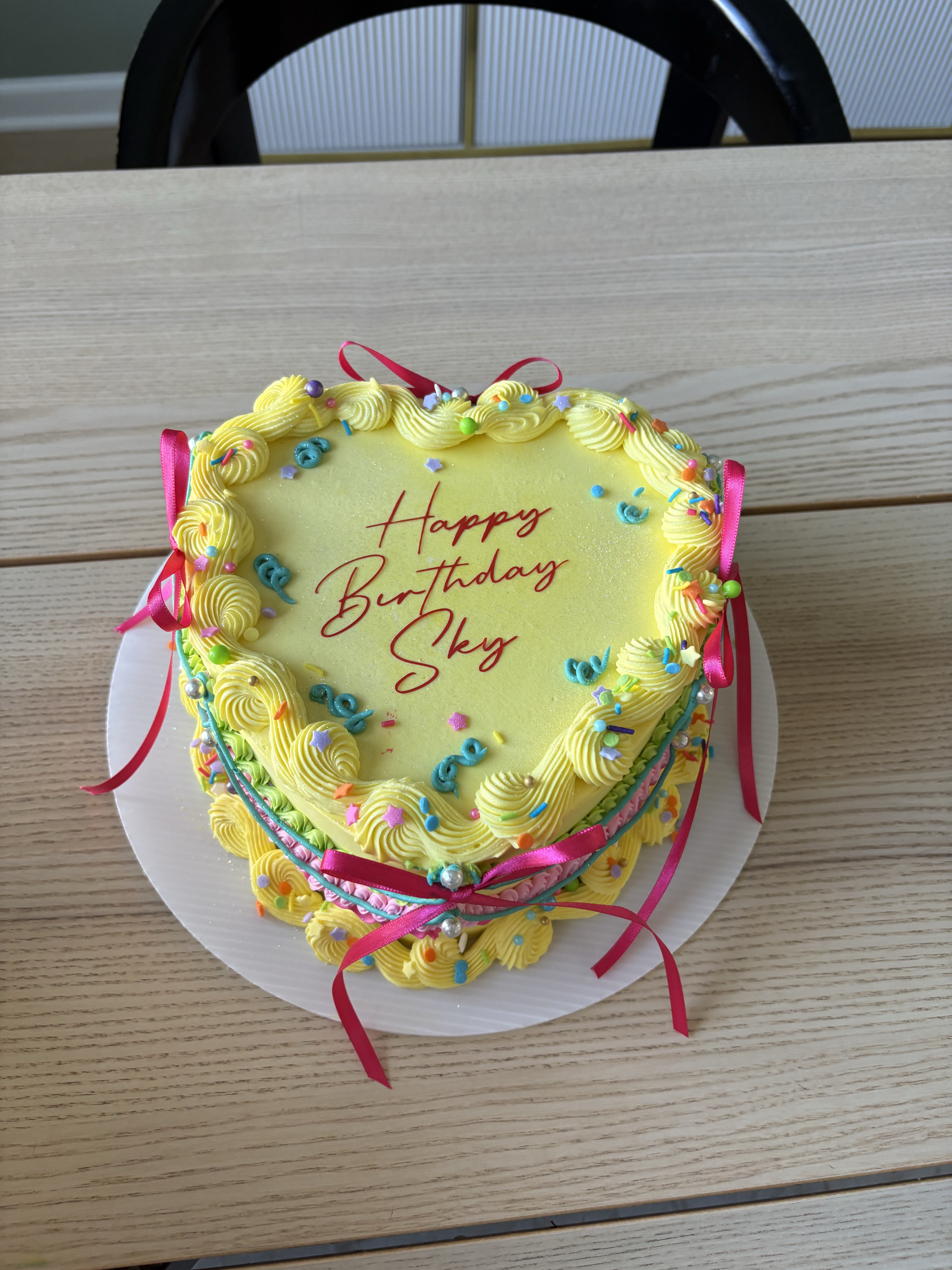 8 Inch Heart Cake