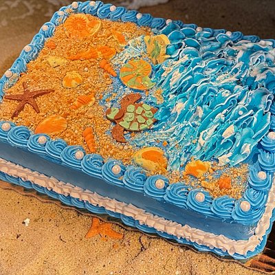 1/4 Sheet Cake 